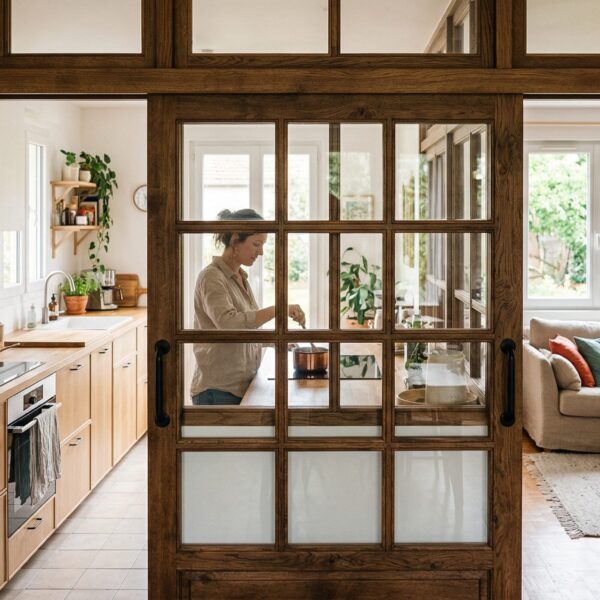 verrière en bois